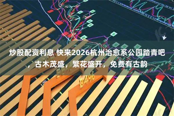 炒股配资利息 快来2026杭州治愈系公园踏青吧,古木茂盛,繁花盛开,免费有古韵